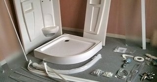 Установка душевой кабины Заволжье, цена от 2991 руб.
